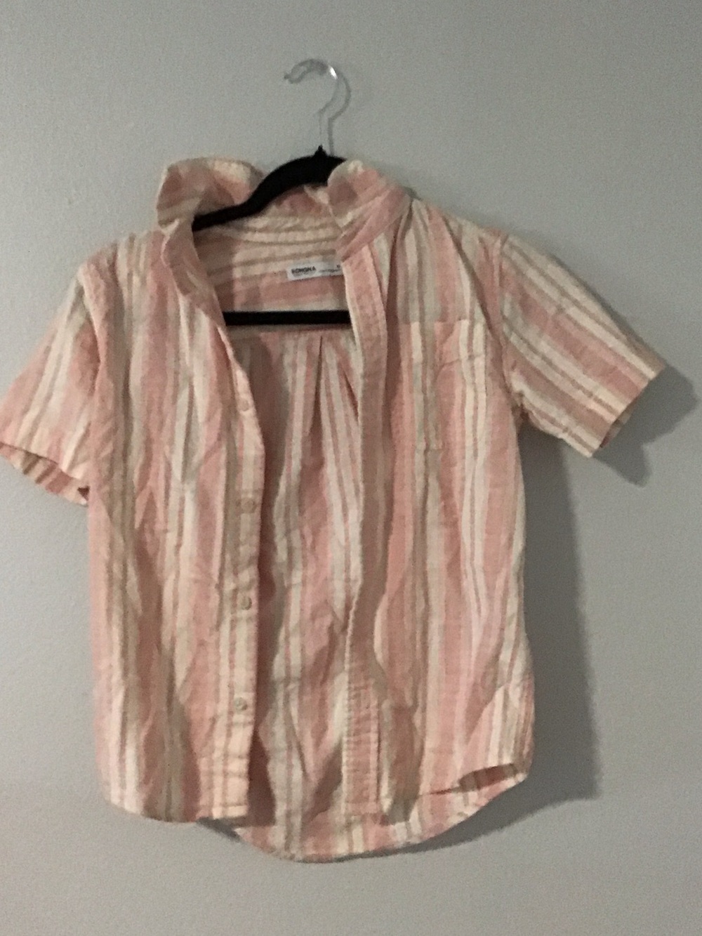 Kids Pink Short-Sleeve Pocket T-Shirt